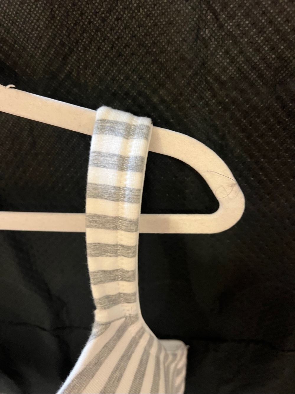 Cacique brand grey/white strip bra size 34 H - Picture 3 of 11